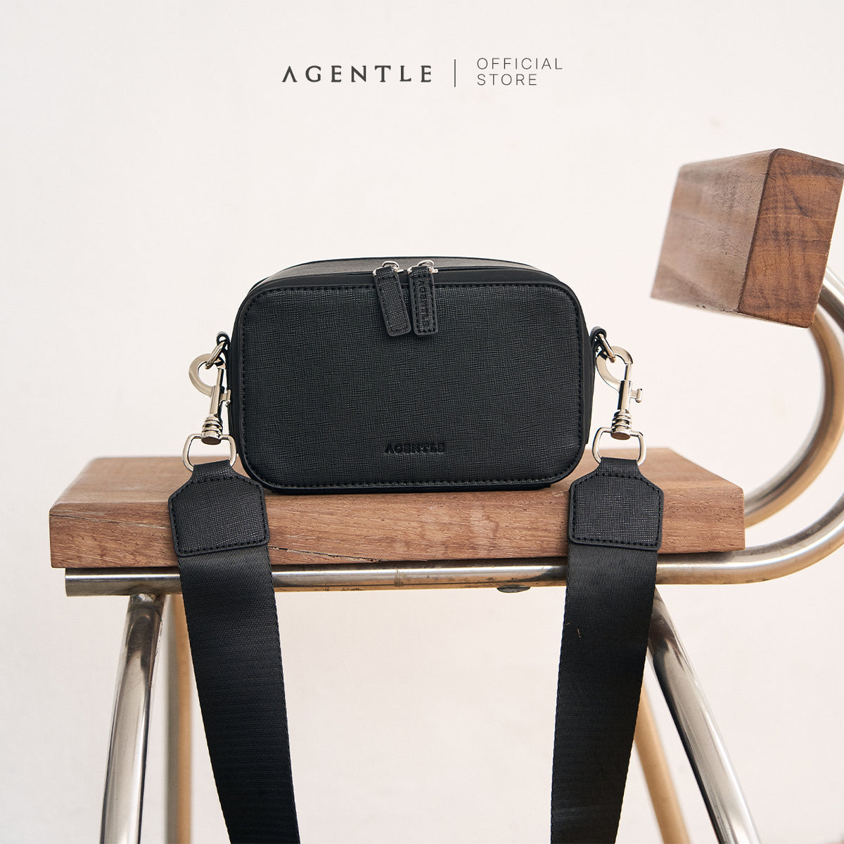 AGENTLE • MCR Compact – Gen IV กระเป๋าสะพายข้างผู้ชาย ทรงมีโครงสร้าง มินิมอล