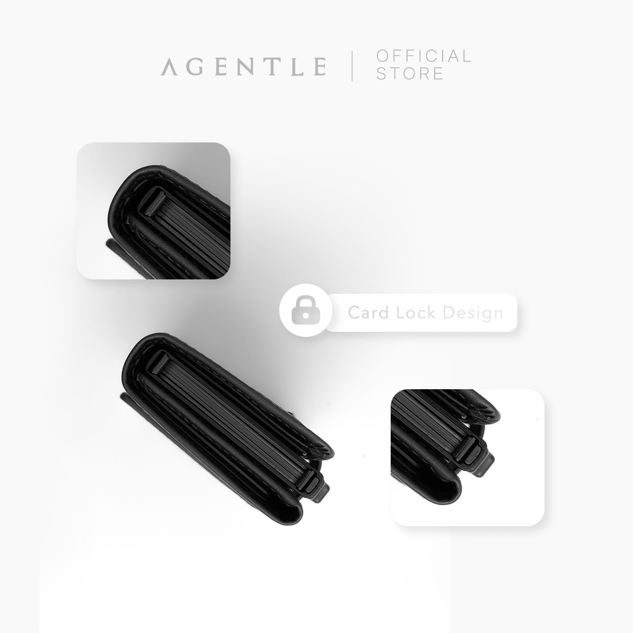 AGENTLE • POP-UP Edition Wallet Instant Card Access • Smooth Top-Grain Leather
