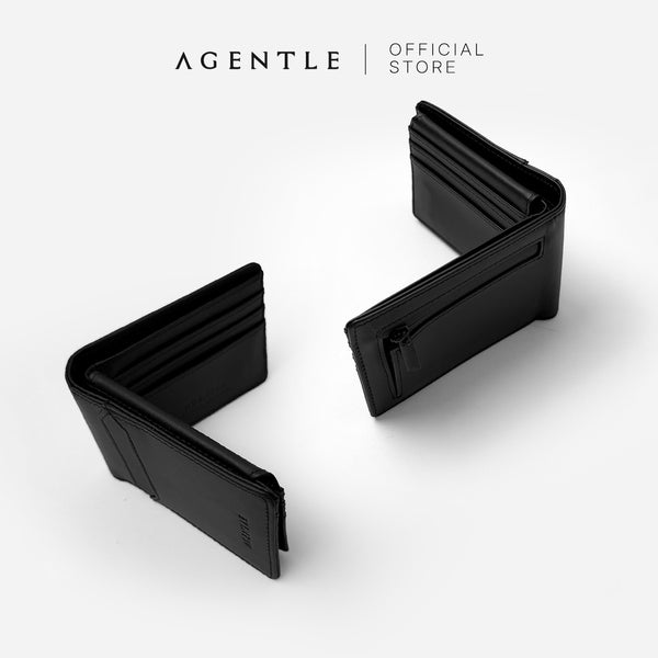 AGENTLE - 2 FOLD Magnetic Closure Wallet [Multi-Layer]