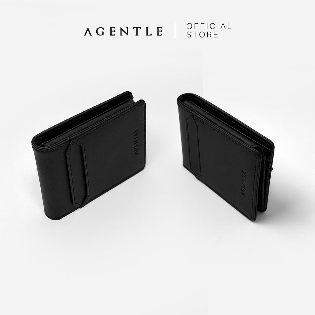 AGENTLE - 2 FOLD Magnetic Closure Wallet [Multi-Layer]
