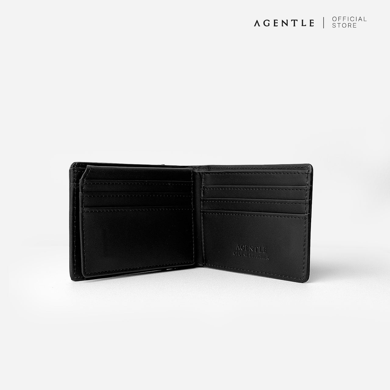 AGENTLE - 2 FOLD Magnetic Closure Wallet [Multi-Layer]
