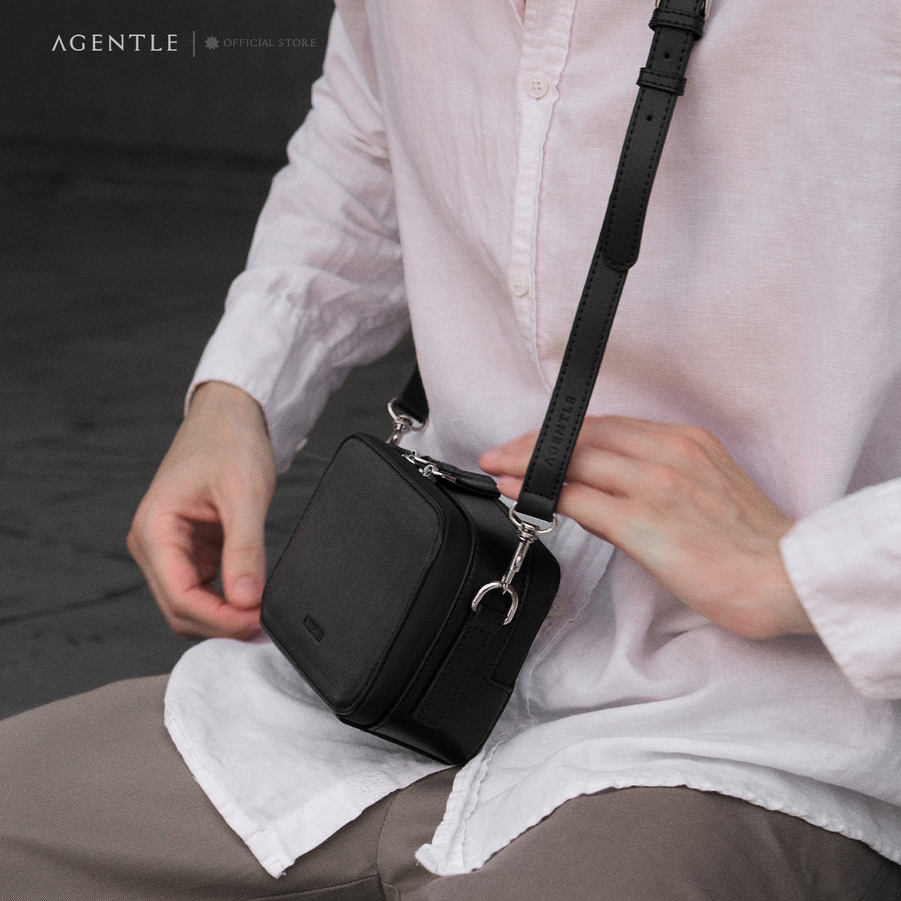 AGENTLE • MCR Compact – Gen IV Minimal Structured Crossbody for Men