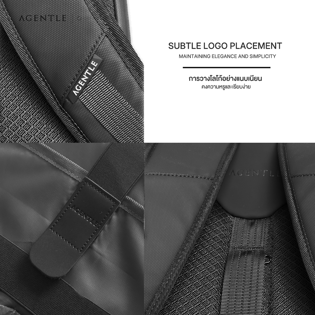AGENTLE • PERFECT PACK [18"] Minimal Tech Backpack • Structured Hard Shell