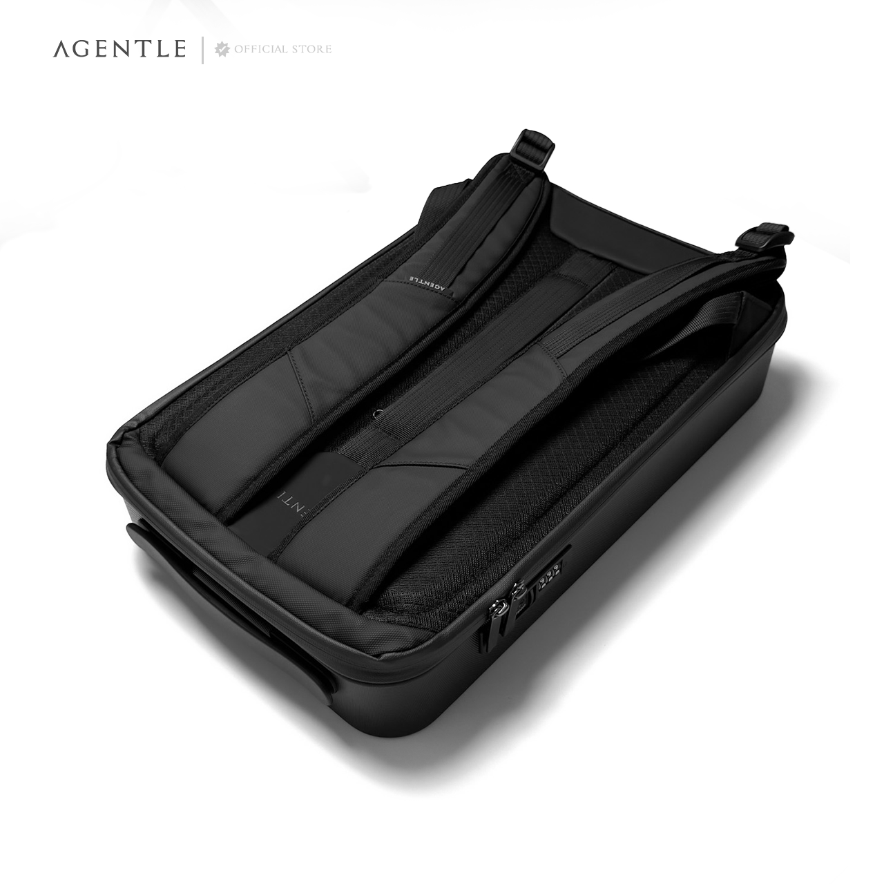 AGENTLE • PERFECT PACK [18"] Minimal Tech Backpack • Structured Hard Shell