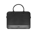 AGENTLE • A BRIEFCASE – Laptop Ready Structured Business Briefcase • Minimal Black