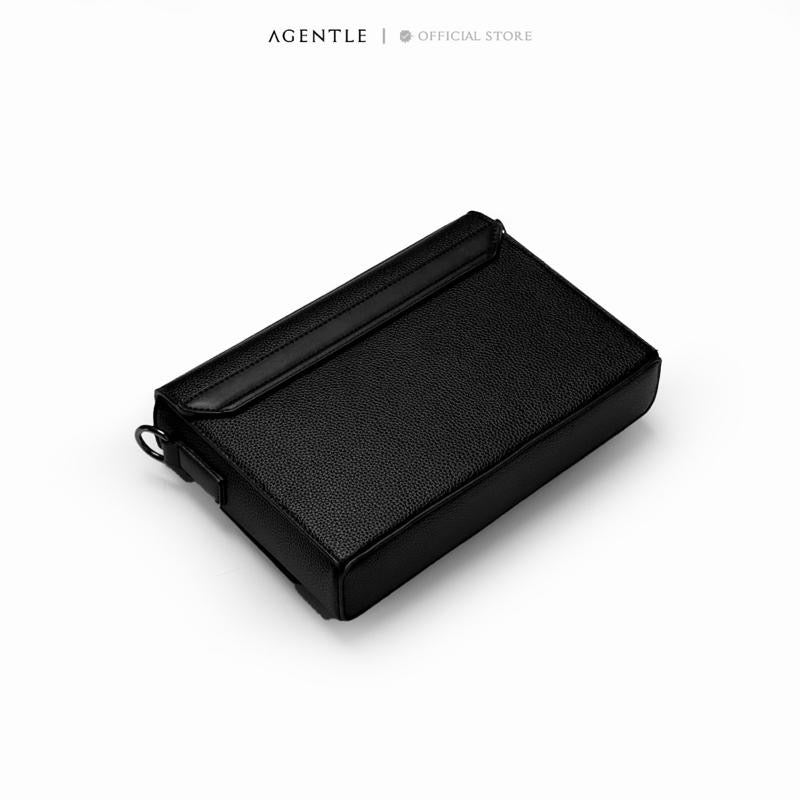 AGENTLE • BOXCASE CITY - Structured Cuboid Messenger for Men