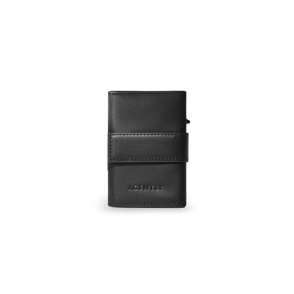 AGENTLE • POP-UP Edition Wallet Instant Card Access • Smooth Top-Grain Leather
