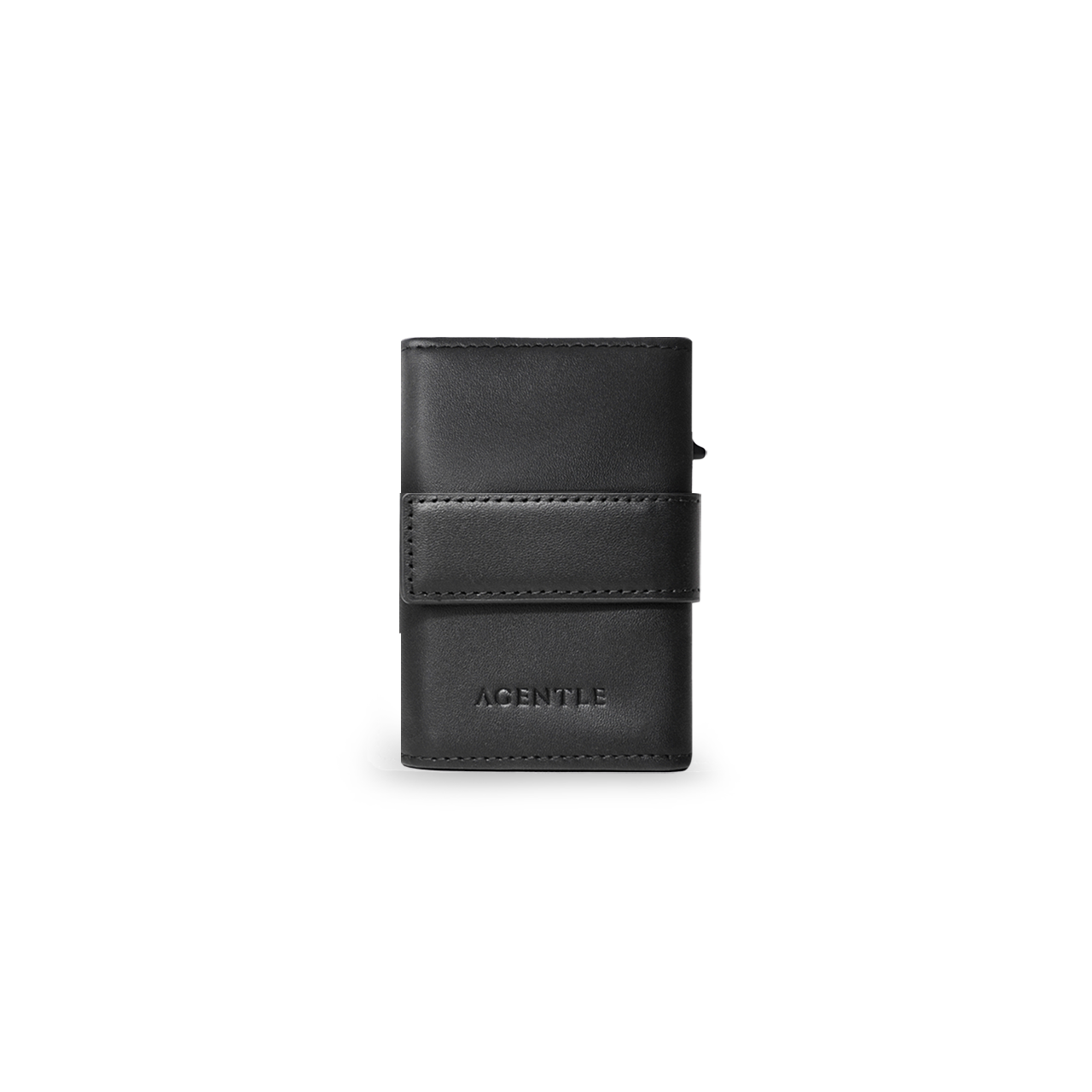 AGENTLE • POP-UP Edition Wallet Instant Card Access • Smooth Top-Grain Leather