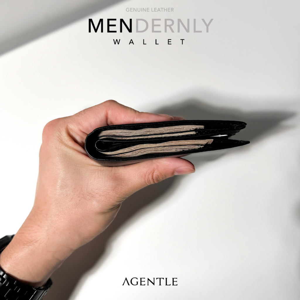 MENDERNLY Wallet held open with cards inside